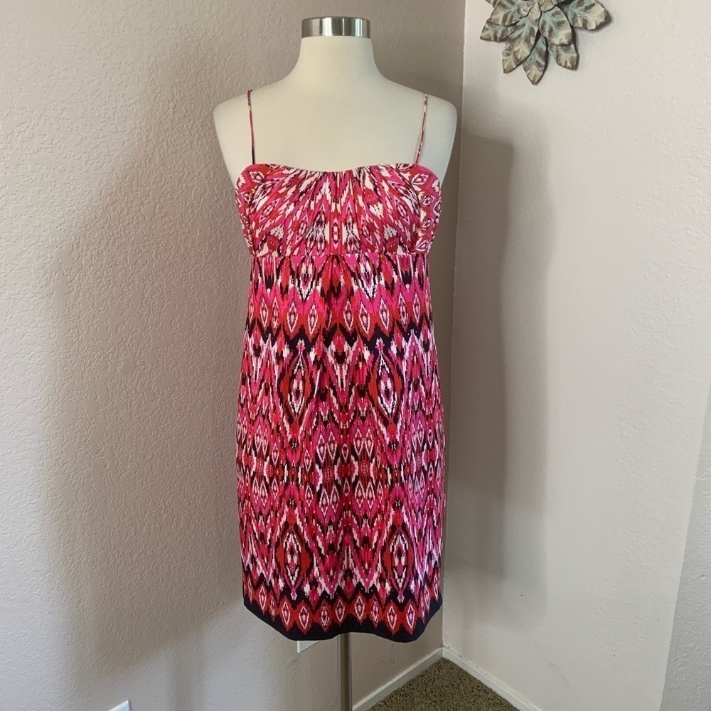 Donna Morgan 100% Silk Spaghetti Strap Dress Sz.4P